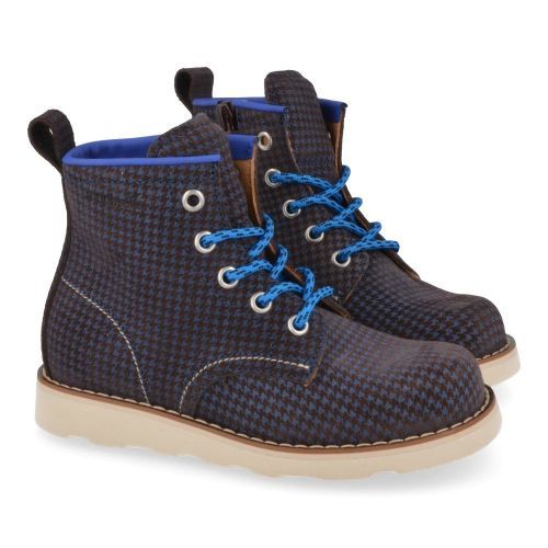 Rondinella Lace-up boots Blue Boys (11397M) - Junior Steps