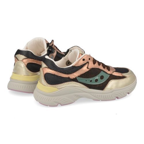 Rondinella sneakers brons Meisjes (Brons/rozé sneaker - 12277-B) - Junior Steps