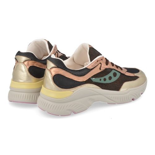 Rondinella sneakers brons Meisjes (Brons/rozé sneaker - 12277M) - Junior Steps