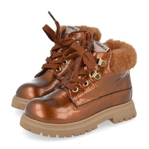 Rondinella Bottes à lacets Bronze Filles (4722/2Q) - Junior Steps