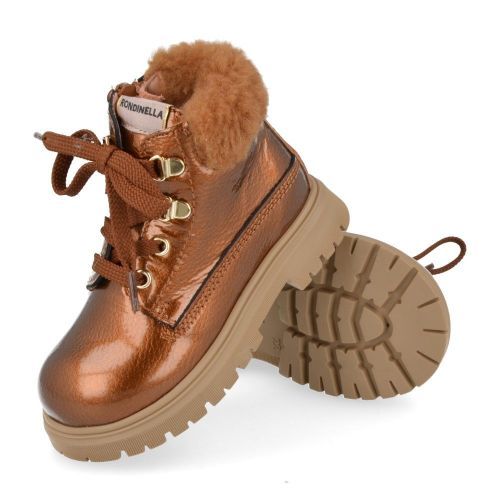 Rondinella Bottes à lacets Bronze Filles (4722/2Q) - Junior Steps