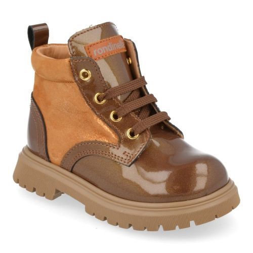 Rondinella Lace-up boots Bronze Girls (4751/1C) - Junior Steps