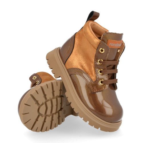 Rondinella Lace-up boots Bronze Girls (4751/1C) - Junior Steps