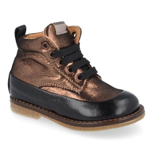 Rondinella Lace-up boots Bronze Girls (4777C) - Junior Steps
