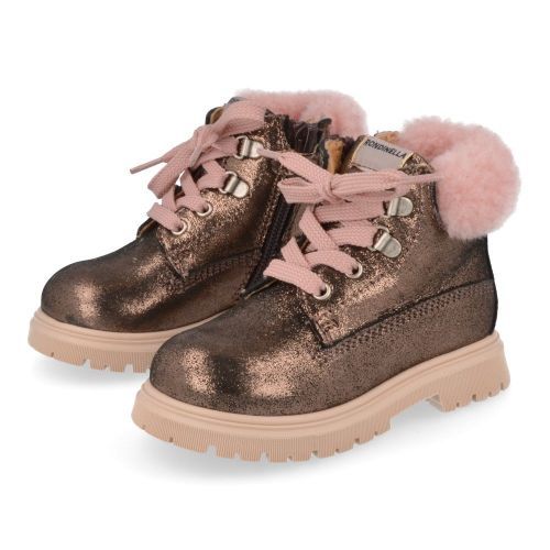 Rondinella Lace-up boots Bronze Girls (4722/2H) - Junior Steps