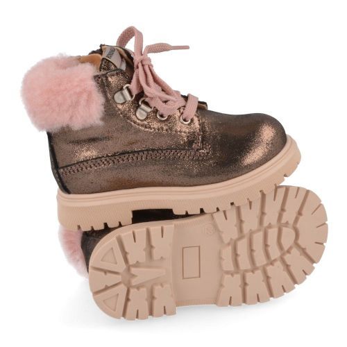 Rondinella Lace-up boots Bronze Girls (4722/2H) - Junior Steps