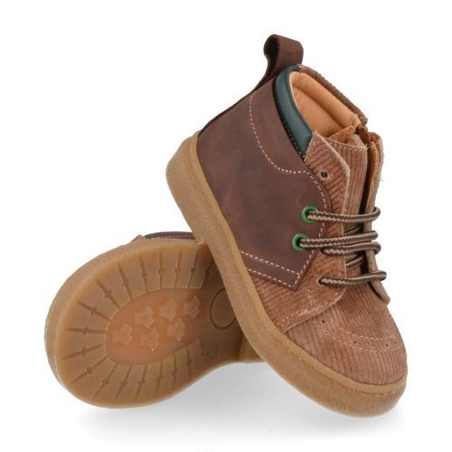 Rondinella sneakers bruin Jongens ( - bruine sneaker 4787B) - Junior Steps
