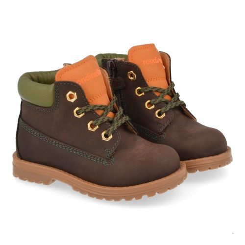 Rondinella Lace boot Brown  (4432/3CA) - Junior Steps