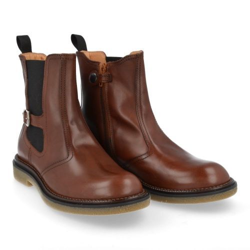 Rondinella Short boots cognac  (12107A) - Junior Steps