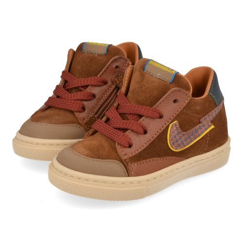 Rondinella Sneakers Rust brown Boys (4747O) - Junior Steps