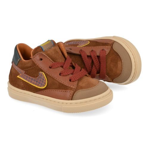 Rondinella Sneakers Rust brown Boys (4747O) - Junior Steps