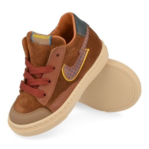 Rondinella Sneakers Rust brown Boys (4747O) - Junior Steps