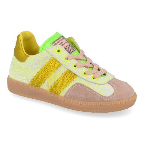 Rondinella sneakers geel Meisjes ( - gele sneaker 12141B) - Junior Steps