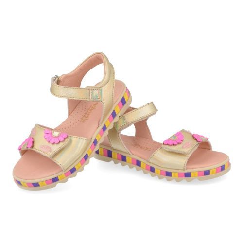 Rondinella sandalen GOUD Meisjes ( - goud kleurige sandaal0878-9C) - Junior Steps