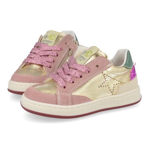 Rondinella sneakers GOUD Meisjes (Goud metallic sneaker - 4819-2) - Junior Steps
