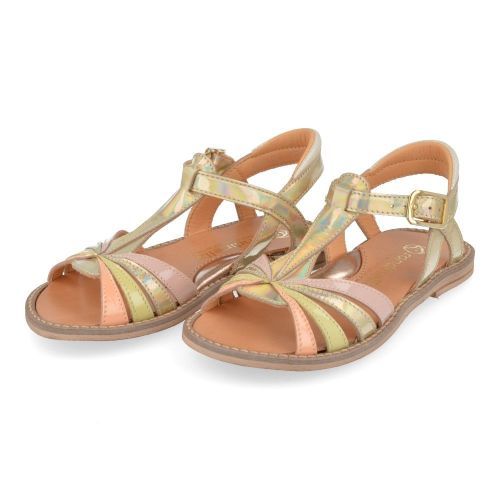 Rondinella sandalen GOUD Meisjes ( - gouden sandaal01103A) - Junior Steps