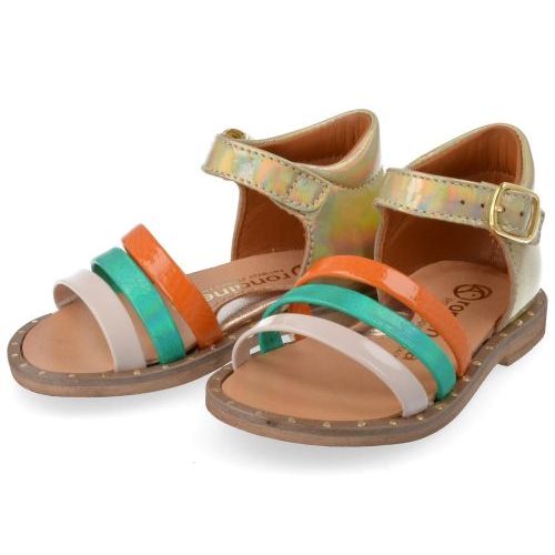 Rondinella sandalen GOUD Meisjes ( - gouden sandaaltje4526-1S) - Junior Steps