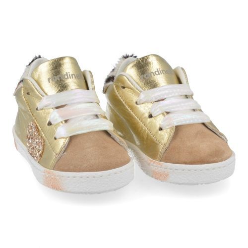Rondinella sneakers GOUD Meisjes ( - gouden sneaker met hartje4316/7L) - Junior Steps