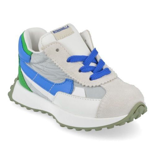 Rondinella sneakers grijs Jongens ( - grijs blauwe sneaker4765Q) - Junior Steps