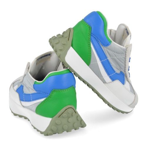 Rondinella sneakers grijs Jongens ( - grijs blauwe sneaker4765Q) - Junior Steps