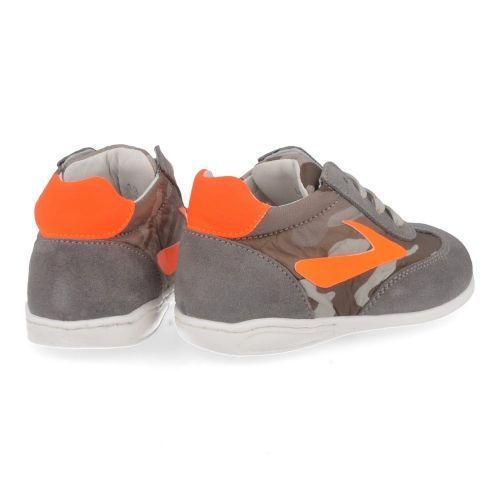 Rondinella sneakers grijs Jongens ( - grijze sneaker met camouflage4553/1C) - Junior Steps