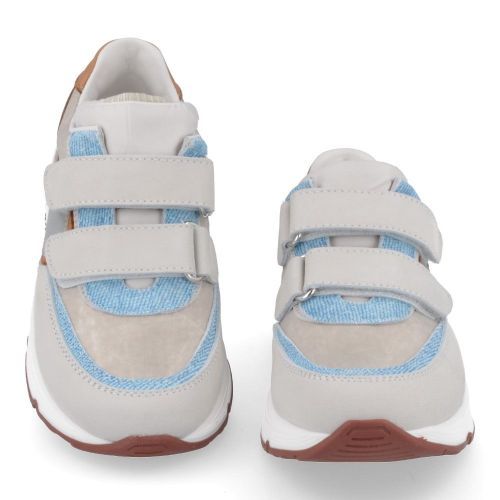 Rondinella sneakers grijs Jongens ( - grijze sneaker met velcrosluiting11714AD) - Junior Steps
