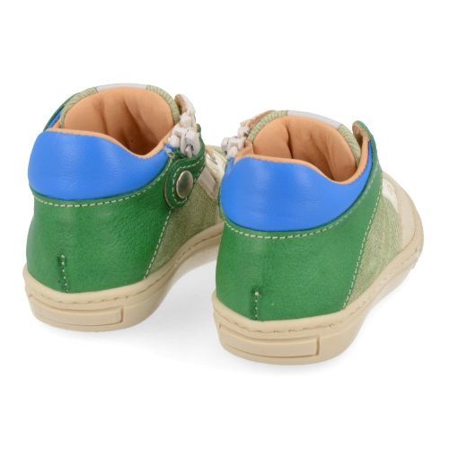 Rondinella sneakers groen Jongens ( - groene sneaker met rubber neus4789I) - Junior Steps