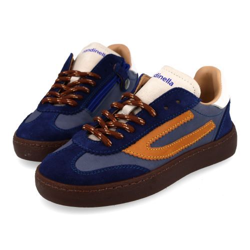 Rondinella sneakers blauw  (Jongens sneaker blauw combi - 12345-1I) - Junior Steps