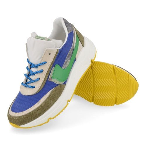 Rondinella sneakers kaki Jongens ( - kaki sneaker 11713-2) - Junior Steps