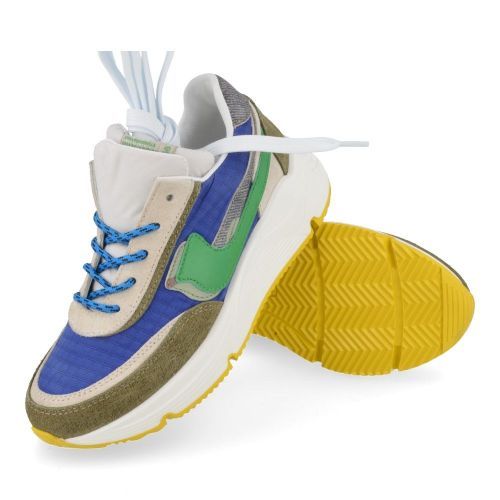 Rondinella sneakers kaki Jongens ( - kaki sneaker 11713-2) - Junior Steps