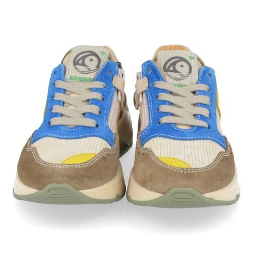 Rondinella sneakers kaki Jongens ( - kaki sneaker11890-2C) - Junior Steps