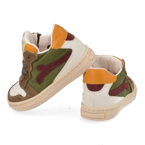 Rondinella sneakers kaki Jongens (kaki sneakertje - 4749-2AE) - Junior Steps