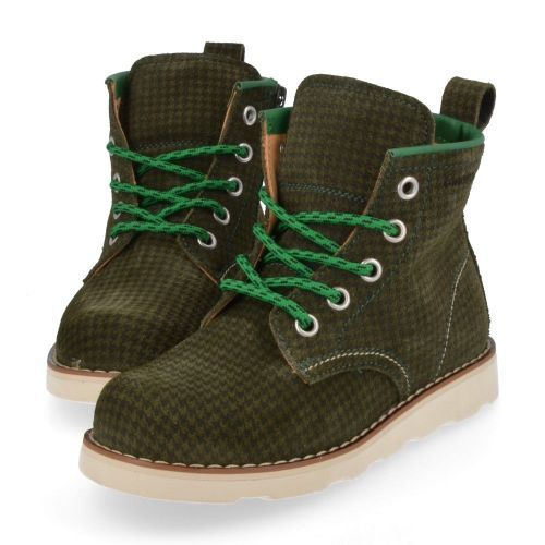 Rondinella Lace-up boots Khaki Boys (11397N) - Junior Steps