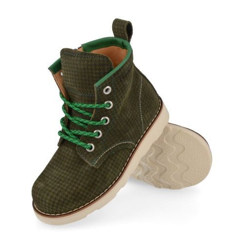 Rondinella Lace-up boots Khaki Boys (11397N) - Junior Steps
