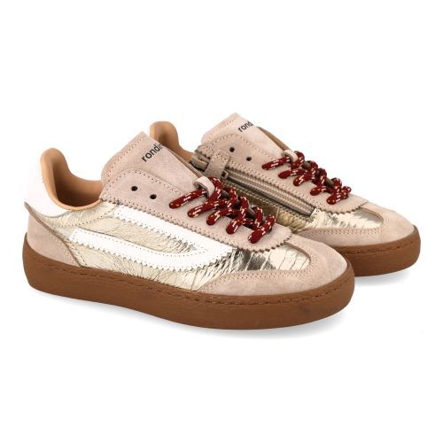 Rondinella sneakers GOUD  (meisjes sneaker goud - combi - 12345M) - Junior Steps