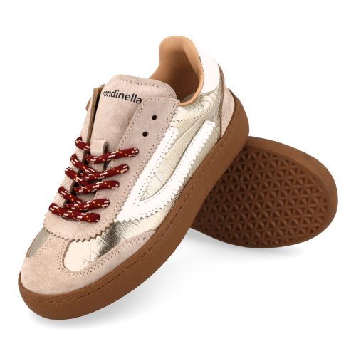 Rondinella sneakers GOUD  (meisjes sneaker goud - combi - 12345M) - Junior Steps