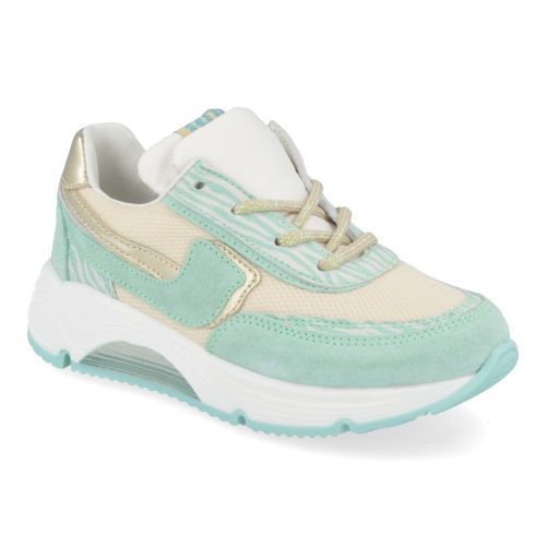 Rondinella sneakers mint Meisjes ( - mint sneaker met zebraprint11713BO) - Junior Steps