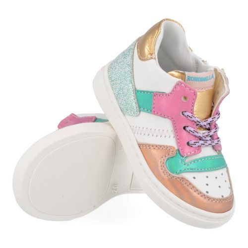 Rondinella sneakers roze Meisjes ( - multi kleur sneaker4764T) - Junior Steps