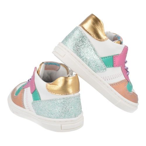 Rondinella sneakers roze Meisjes ( - multi kleur sneaker4764T) - Junior Steps