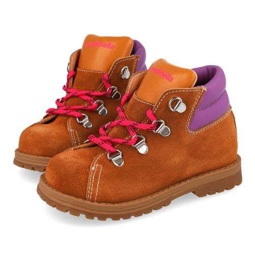 Rondinella veterboot oker Meisjes (oker suéde meisjes veter boots  - 4773R) - Junior Steps