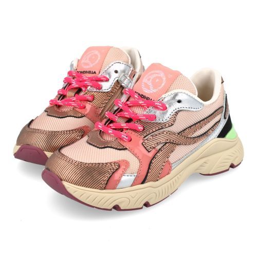 Rondinella sneakers roze Meisjes (rozé combi sneaker - 12347-I) - Junior Steps