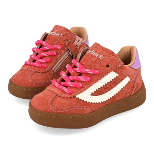 Rondinella sneakers roze Meisjes (roze - combi suéde sneaker - 4831-N) - Junior Steps