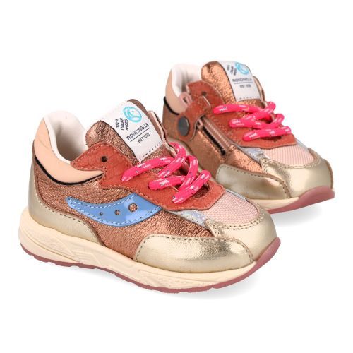 Rondinella sneakers roze Meisjes (roze - combi suéde sneaker - 4829H) - Junior Steps