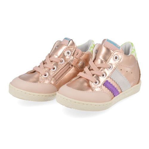 Rondinella sneakers roze Meisjes ( - rozé sneaker met beschermde neus4676-6) - Junior Steps