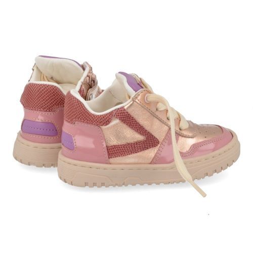 Rondinella sneakers roze Meisjes (roze sneaker met piton accent - 4770AP) - Junior Steps