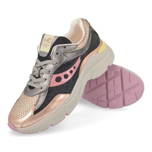 Rondinella sneakers brons Meisjes (rozé sneaker - 12277M) - Junior Steps