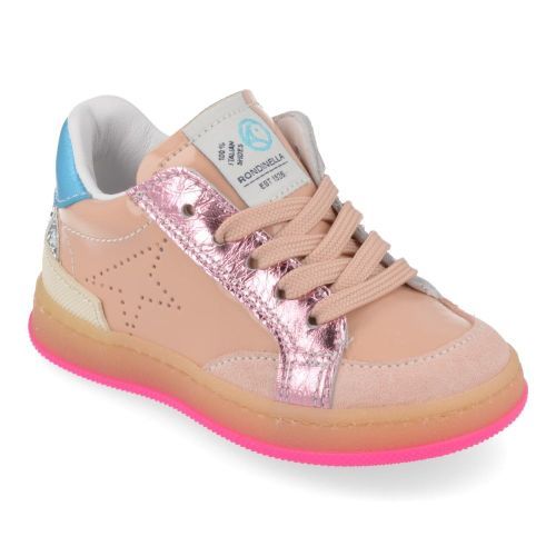 Rondinella sneakers roze Meisjes ( - roze sneaker 4819-2B) - Junior Steps