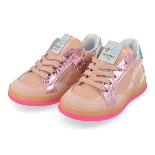 Rondinella sneakers roze Meisjes ( - roze sneaker 4819-2B) - Junior Steps