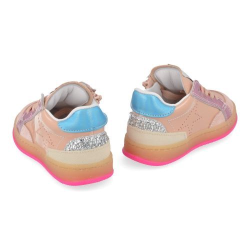 Rondinella sneakers roze Meisjes ( - roze sneaker 4819-2B) - Junior Steps