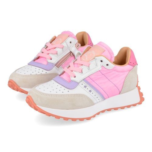 Rondinella sneakers roze Meisjes ( - roze sneaker 12063-1) - Junior Steps